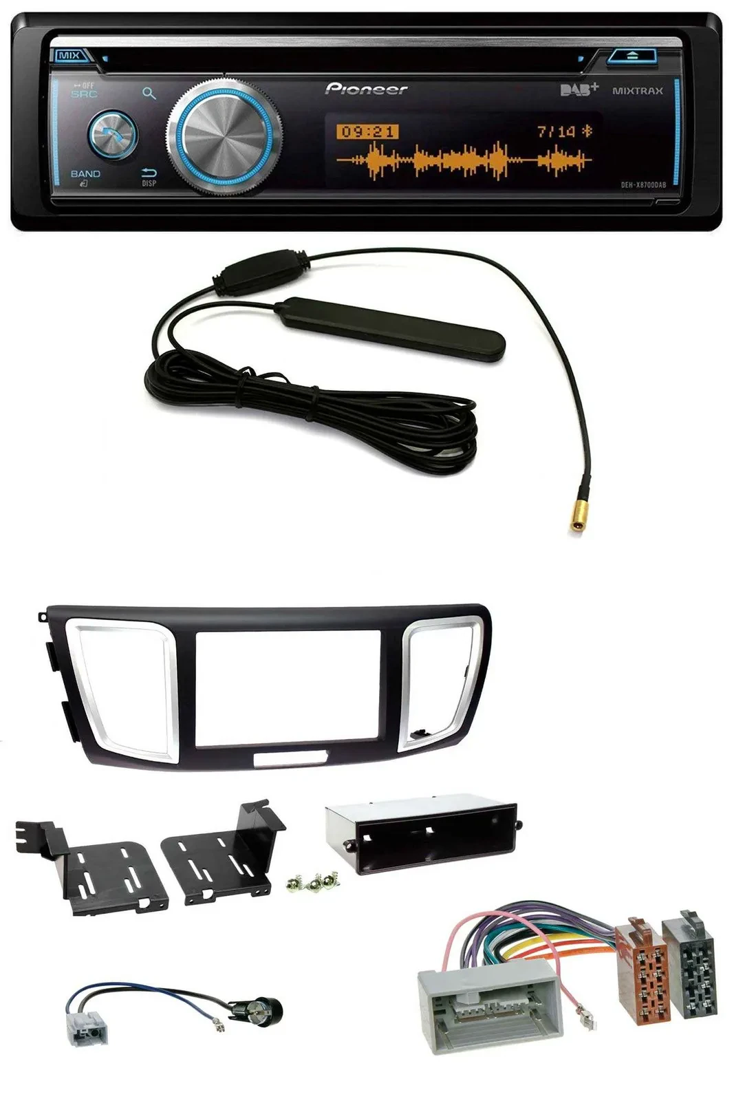 Pioneer CD USB Bluetooth DAB MP3 Autoradio für Honda Accord (ab 2011)