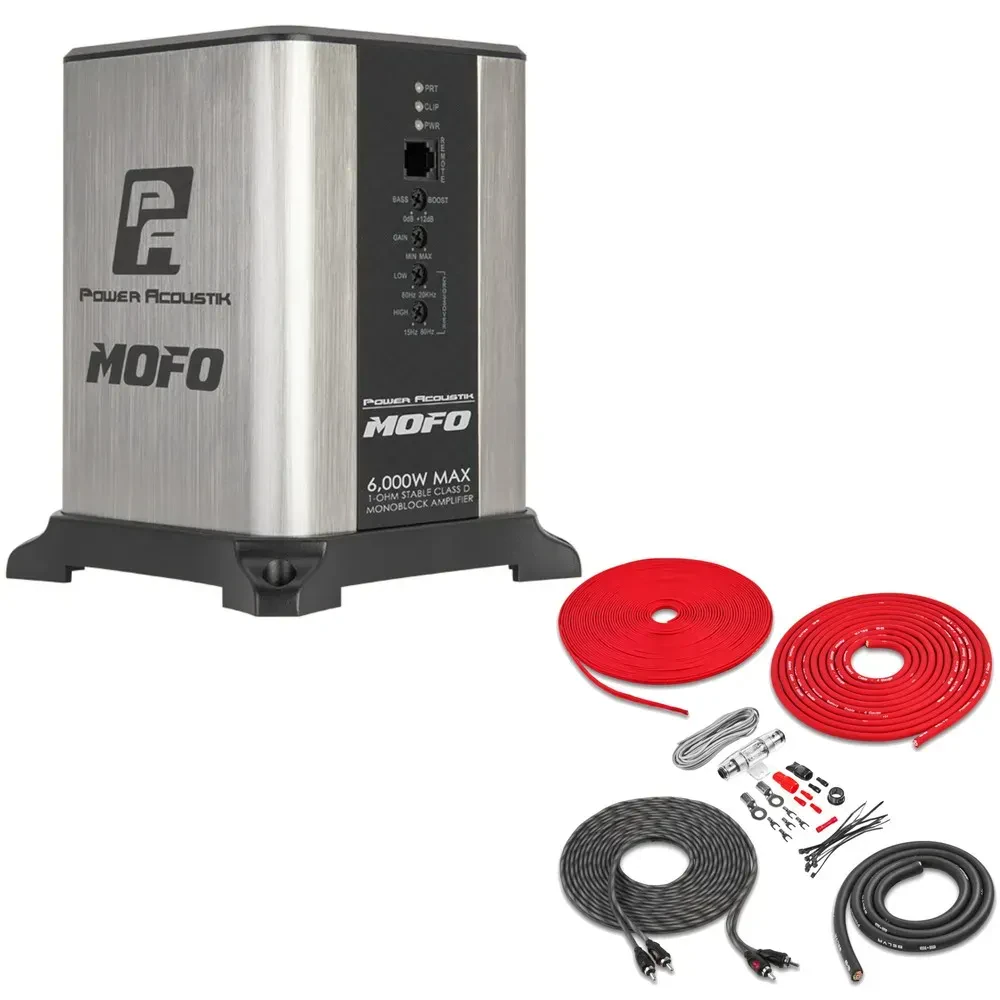 Усилитель мощности Power Acoustik MOFO1-6KD 1-канальный, Class D, 2500W RMS (набор)