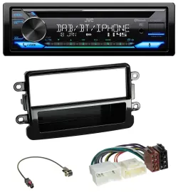 JVC Bluetooth MP3 USB DAB CD Autoradio für Dacia Lodgy Dokker Duster Sandero- pi
