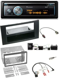 Pioneer Lenkrad DAB USB CD Bluetooth Autoradio für Ford Kuga 2008-2012 schwarz