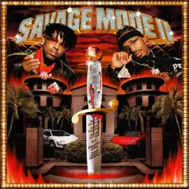Виниловая пластинка 21 Savage & Metro Boomin - Savage Mode II [Red Vinyl] NEW Sealed Vinyl LP Album