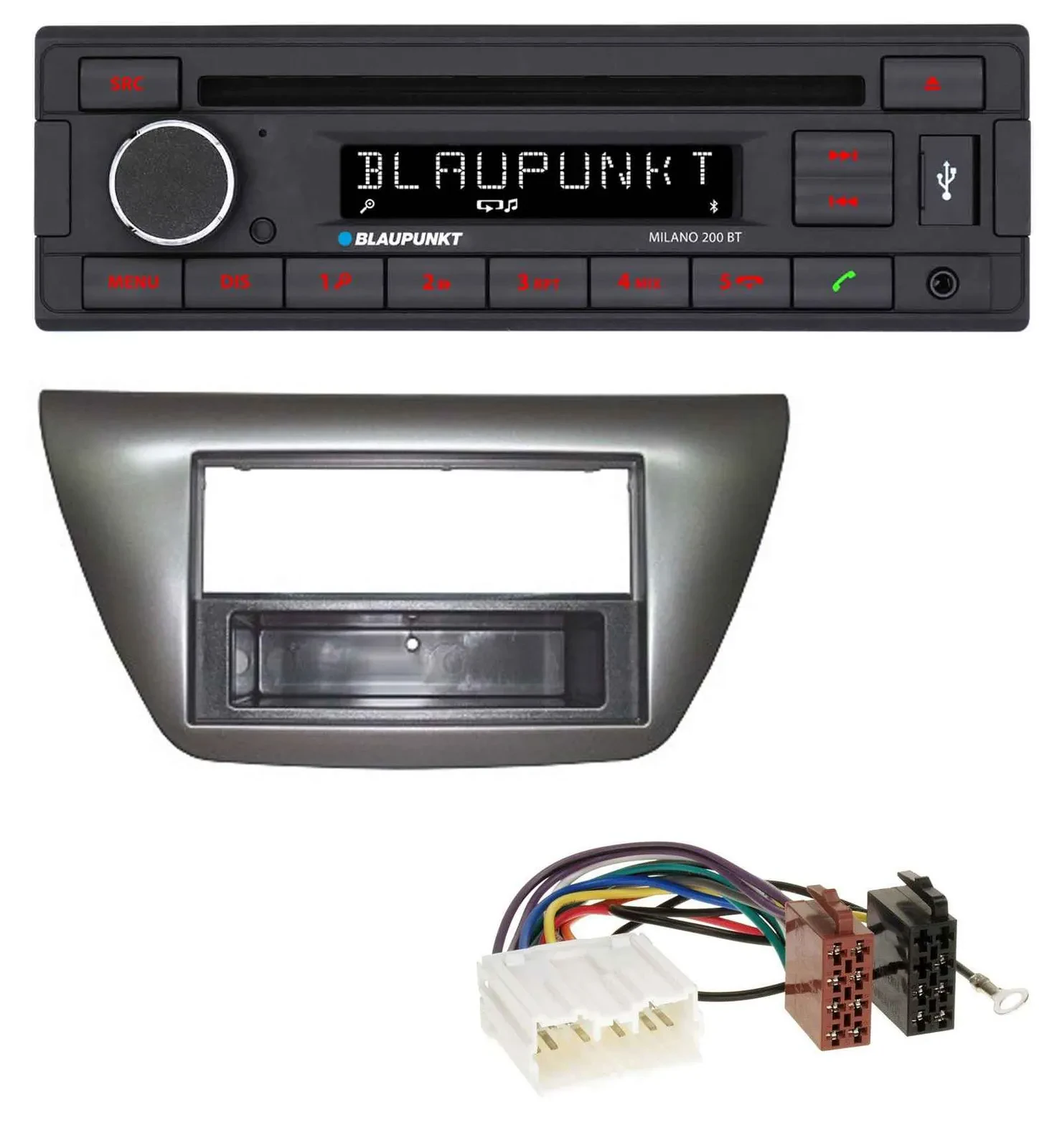 Blaupunkt MP3 USB CD Bluetooth AUX Autoradio für Mitsubishi Lancer Evo 2004-2008