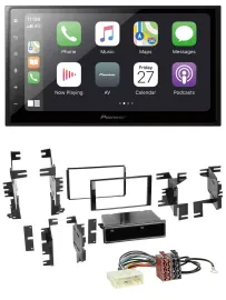 Pioneer MP3 Bluetooth DAB 2DIN USB Autoradio für Nissan Cube ab 09 Frontier ab 1