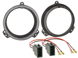 Lautsprechereinbauset für Toyota Yaris 1999 2003 165 mm Fronttür Heck