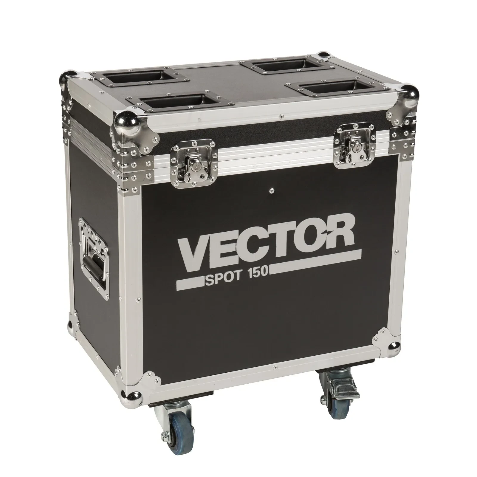 Кейс для светового оборудования lightmaXX TOUR CASE 2x VECTOR SPOT 150 на колёсах, чёрный