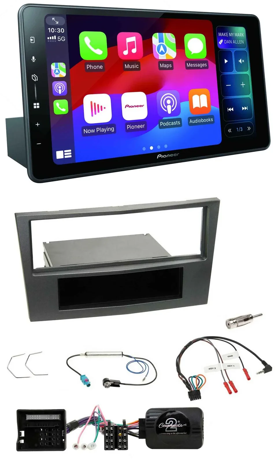 Pioneer Bluetooth DAB Lenkrad USB Autoradio für Opel Antara Astra H Zafira B cha