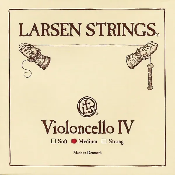 Larsen Strings Original Cello C String 4/4 Size, Medium Tungsten, Ball End