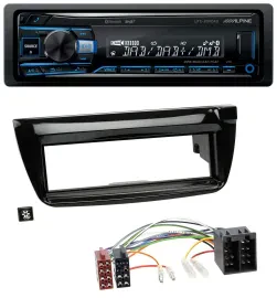Alpine USB Bluetooth DAB MP3 Autoradio für Opel Combo ab 11 Fiat Doblo 12-15