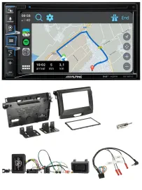 Alpine DAB TMC Bluetooth 2DIN USB Lenkrad Navigation für Ford Ranger 2AB ab 04/2