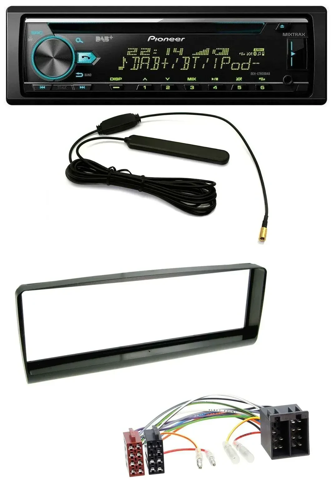 Автомагнитола для Alfa Romeo 156 (1997–2001) Pioneer CD/MP3, AUX, DAB, USB