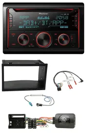 Pioneer 2DIN DAB Lenkrad Bluetooth USB CD Autoradio für VW Polo Passat Quadlock