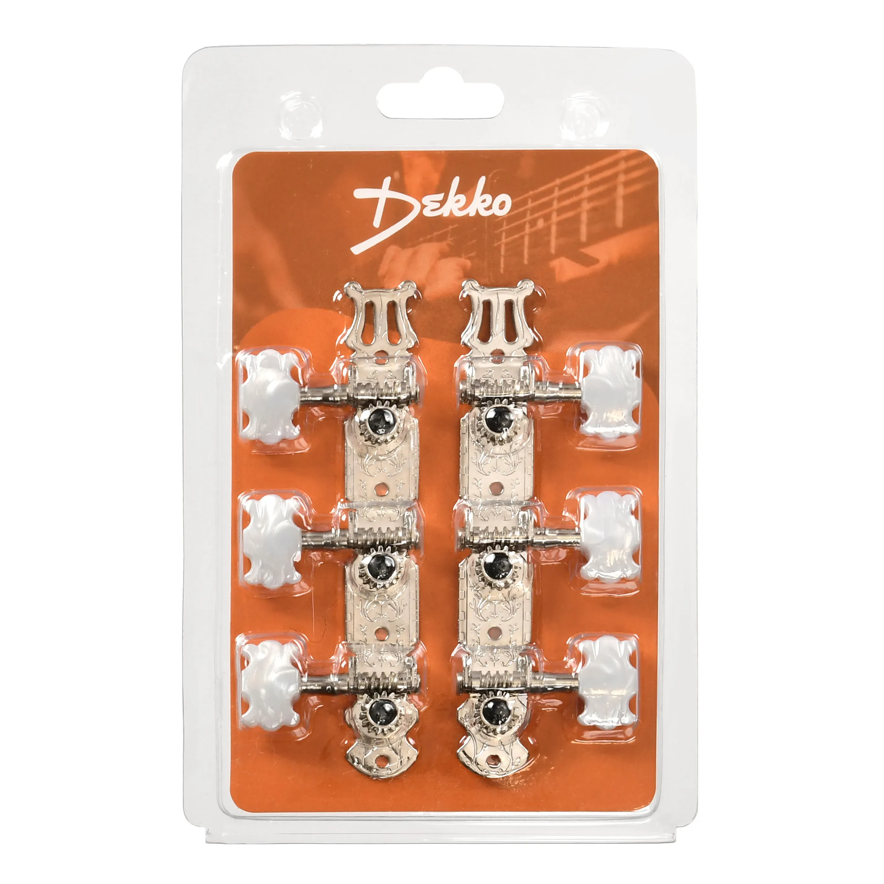 Колки для классической гитары ROCKET PK-11Nickel на планке никель