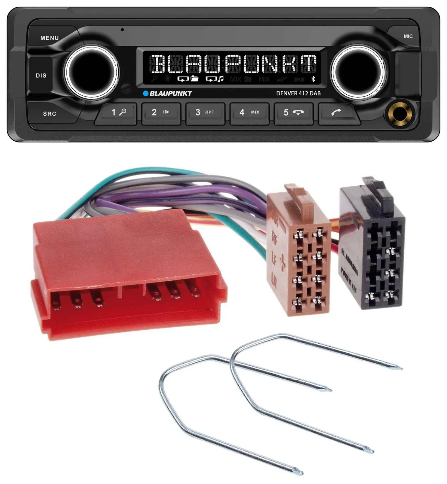 Blaupunkt Bluetooth DAB MP3 USB Autoradio für Peugeot 205, 405, 505, 605