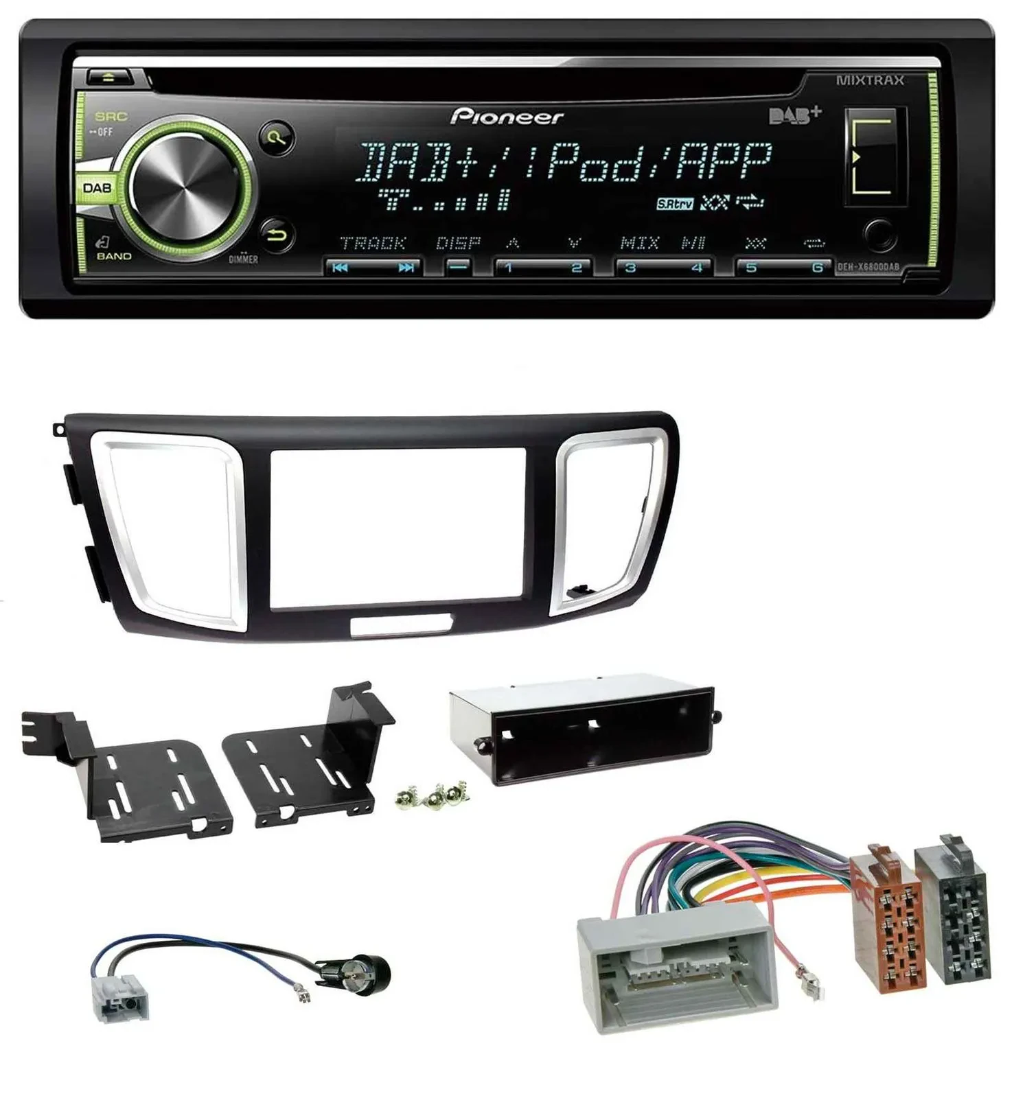 Pioneer DAB USB MP3 AUX CD Autoradio für Honda Accord (ab 2011)