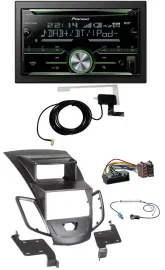 Pioneer CD USB MP3 Bluetooth 2DIN DAB Autoradio für Ford Fiesta 10-17 Display sc