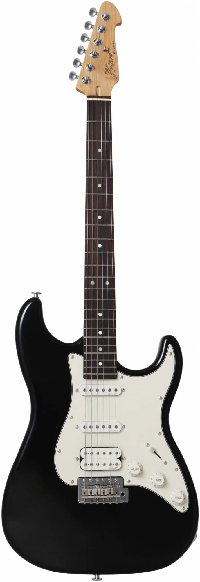 Электрогитара KEIPRO KS-Classic-R-S.S.H BK 6-струнная, черный