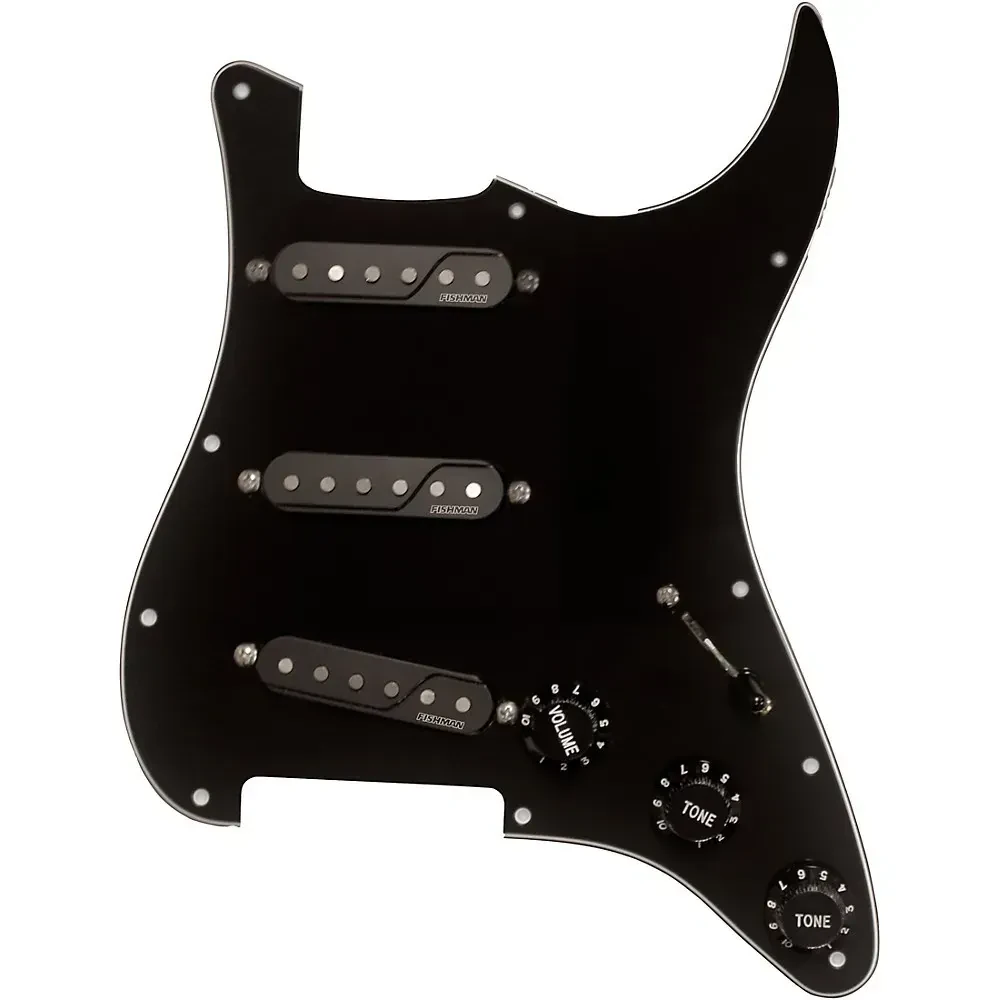 Комплект звукоснимателей для электрогитары Fishman Fluence Strat Set Greg Koch Loaded Pickguard черный