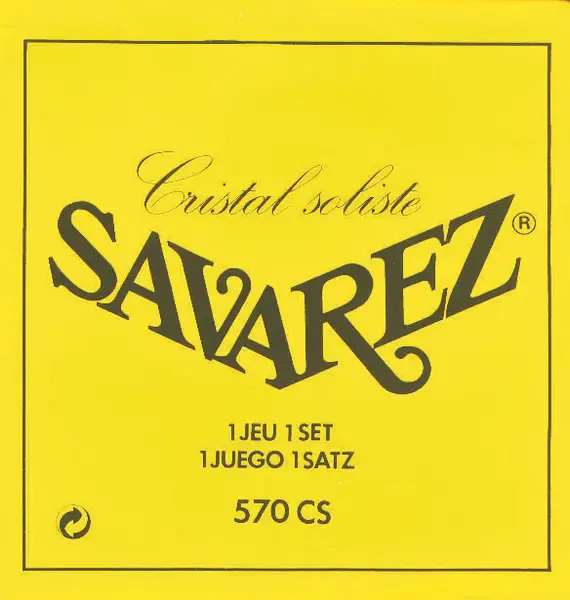 Струны для классической гитары Savarez 570CS 24-41 Cristal Soliste High Tension
