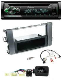 Автомагнитола для Toyota Avensis T25 (с 2003) Pioneer USB MP3 DAB CD с поддержкой управления на руле