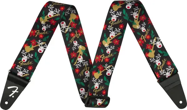 Ремень для гитары Fender Ugly Xmas Sweater Strap, Reindeer