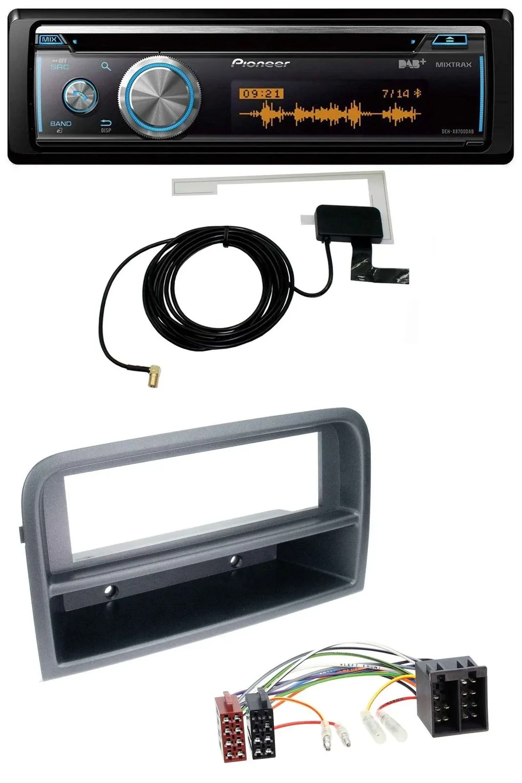 Автомагнитола для Fiat Croma (с 2005) Pioneer Bluetooth DAB MP3 USB CD