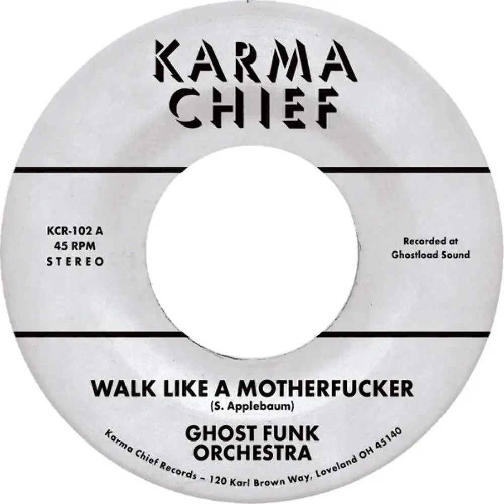 Виниловая пластинка Ghost Funk Orchestra – Walk Like A Motherfucker / Isaac Hayes (Релиз 2018)