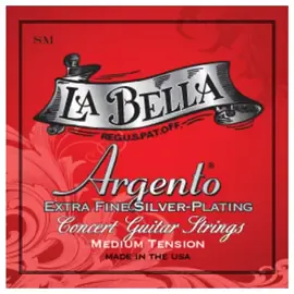Струны для классической гитары La Bella SM Argento Medium