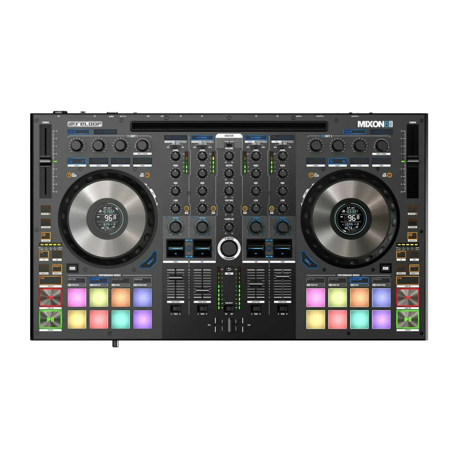 DJ-контроллер с джогом Reloop Mixon 8 Pro