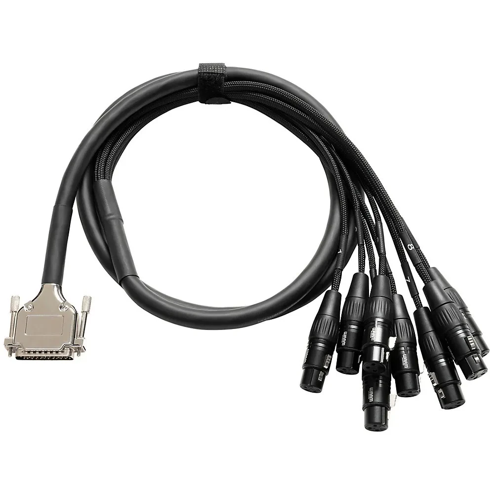 Микрофонный кабель Warm Audio Premier Prem-DB25-XLRf-6' 8-канальный, DB25 (M) – 8 x XLR (F), 6 ft, черный