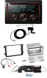Pioneer 2DIN Lenkrad DAB USB CD Bluetooth Autoradio für VW Passat Polo Scirocco