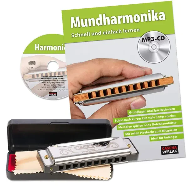 CASCHA HH 1620 DE Special Mundharmonika Set