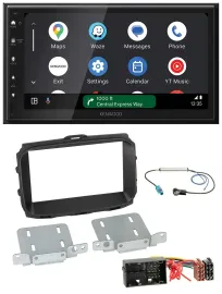 Kenwood DAB Bluetooth USB MP3 2DIN Autoradio für Alfa Giulietta 940 Facelift ab