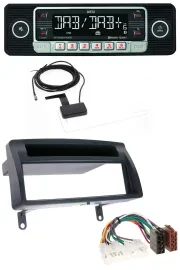 Dietz DAB Bluetooth USB MP3 Autoradio für Toyota Corolla E12 2003-2008 dunkelgra