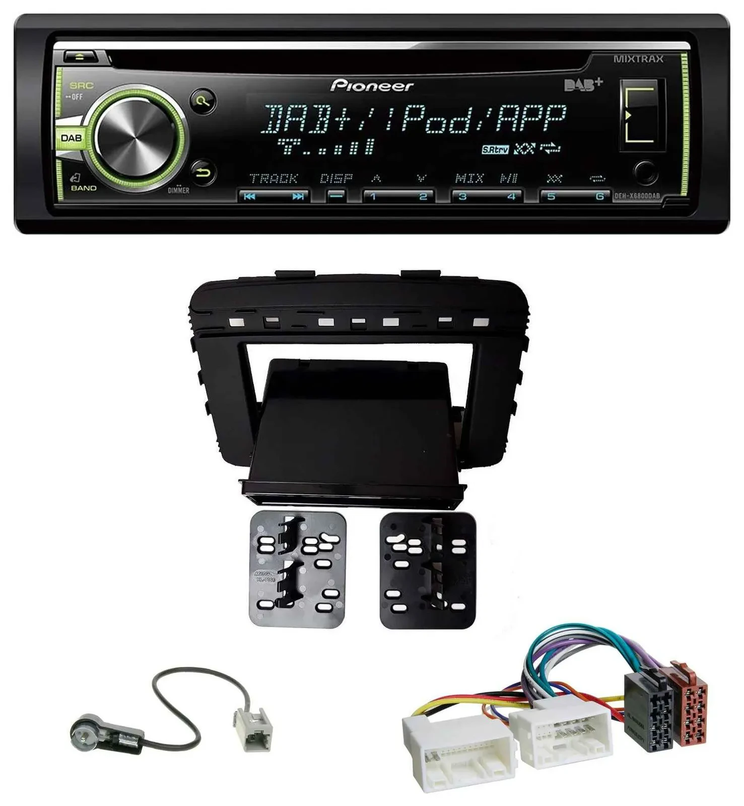 Pioneer DAB USB MP3 AUX CD Autoradio für Kia Sorento (UM, ab 03/2015)