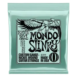 Струны для электрогитары Ernie Ball 2211 Nickel Wound Mondo 10.5-52