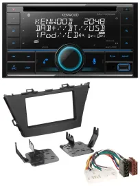 Автомагнитола для Toyota Prius+ (с 2012) Kenwood 2-DIN, CD, DAB, USB, MP3, Bluetooth