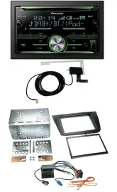 Pioneer CD USB MP3 Bluetooth 2DIN DAB Autoradio für Seat Altea Toledo Altea XL s