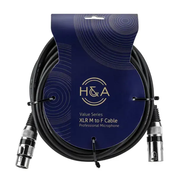 Микрофонный кабель H&A Value Series V-XMF-25 Professional Microphone Cable 7.6 м