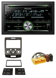 Pioneer Bluetooth MP3 DAB 2DIN USB CD Autoradio für Ford Ranger Mazda BT50 ab 06