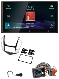 JVC USB Bluetooth 2DIN DAB MP3 Autoradio für Chevrolet Cruze 2011-2016