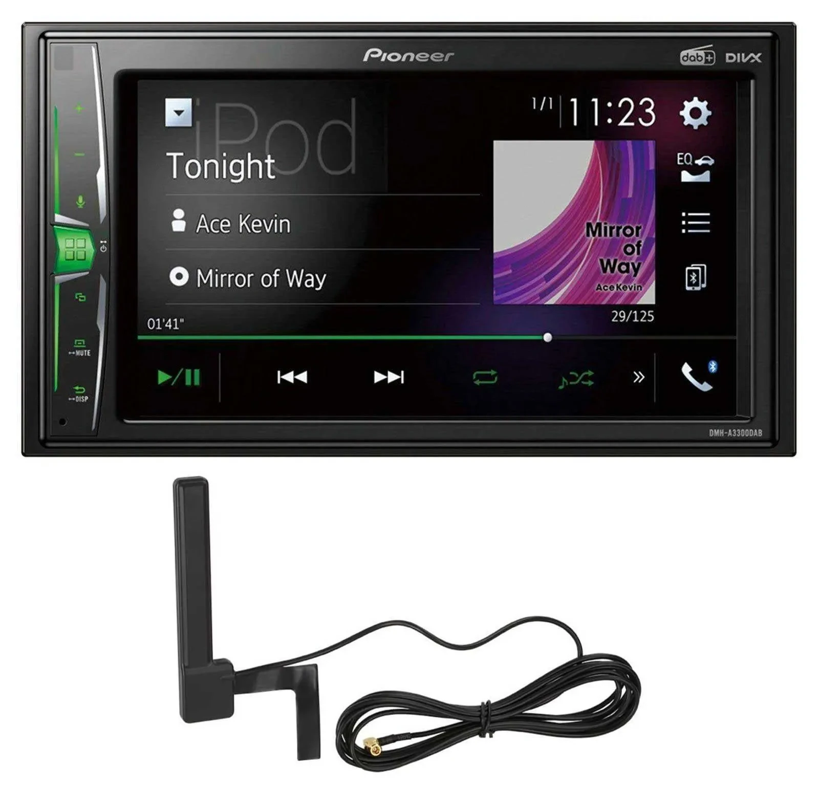 Pioneer MP3 DAB AUX 2DIN Bluetooth Autoradio für Mazda CX-9 TB1 2007-2009