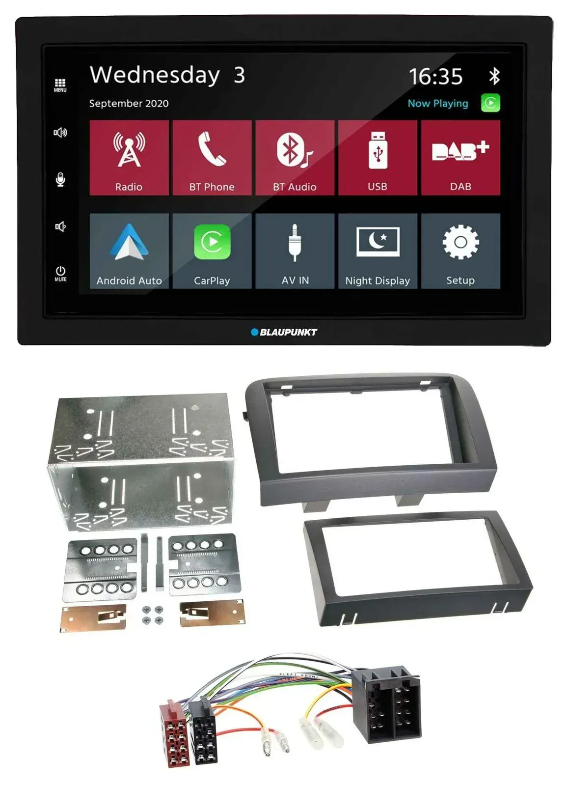 Blaupunkt DAB Bluetooth USB MP3 2DIN Autoradio für Fiat Croma (ab 2005)