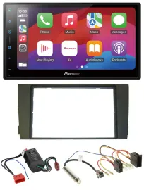 Pioneer DAB USB MP3 Bluetooth 2DIN Autoradio für Audi A6 01-05 C5 Bose Aktivsyst
