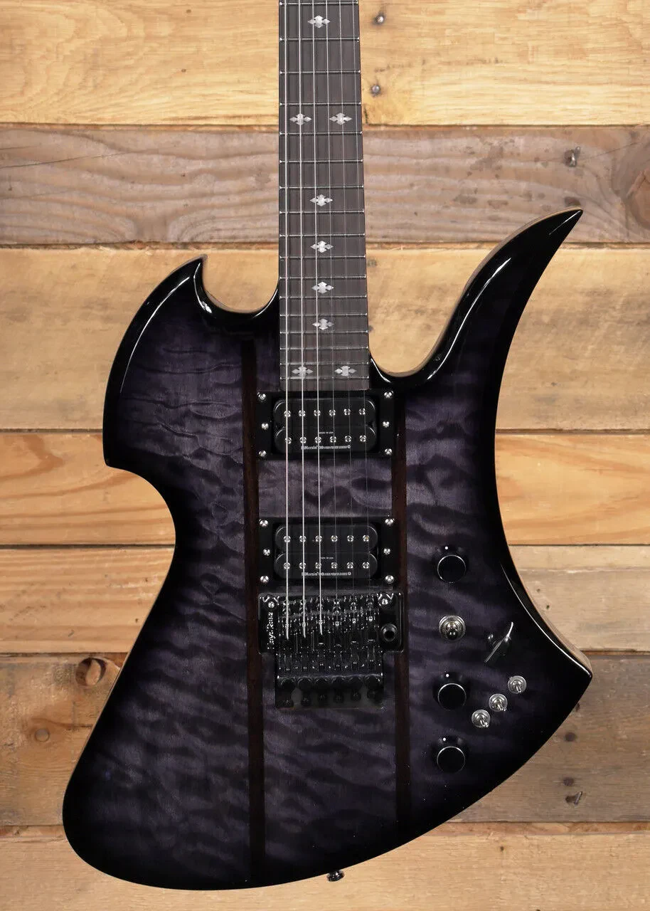 BC Rich Mockingbird Legacy ST Electric Guitar Black Burst w/ Floyd  Rose