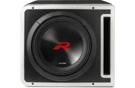 Alpine R2-SB12V 1500W 12" Preloaded Car Subwoofer Vented Enclosure