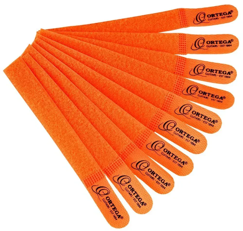 Стяжка для кабеля Ortega OCBT-10 Orange (10 штук)