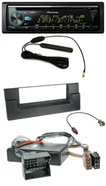 Pioneer CD MP3 AUX DAB USB Autoradio für BMW X5 E53 5er E39 Aktivsystem Quadlock