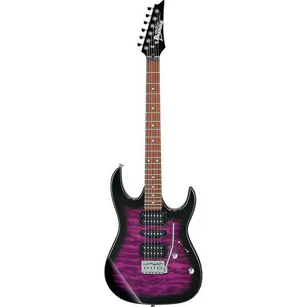 Электрогитара Ibanez GRX70QA Transparent Violet Sunburst