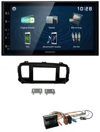 Kenwood 2DIN Bluetooth MP3 USB DAB Autoradio für Citroen Jumpy Dispatch Spacetou