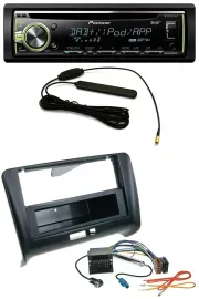 Pioneer MP3 USB CD DAB AUX Autoradio für Audi TT (2006-2014) - Quadlock